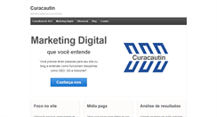 Desktop Screenshot of curacautin.com.br